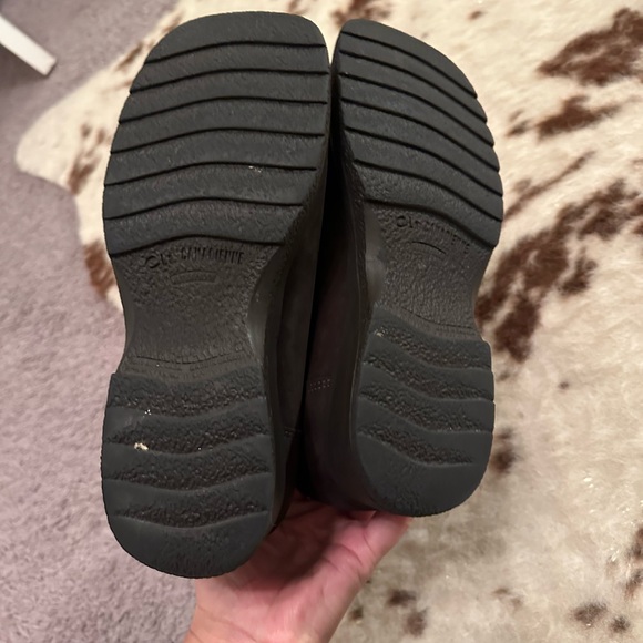 La Canadienne Always Waterproof Shearling Lined boots Brown Suede boots sz 7 - Picture 8 of 10